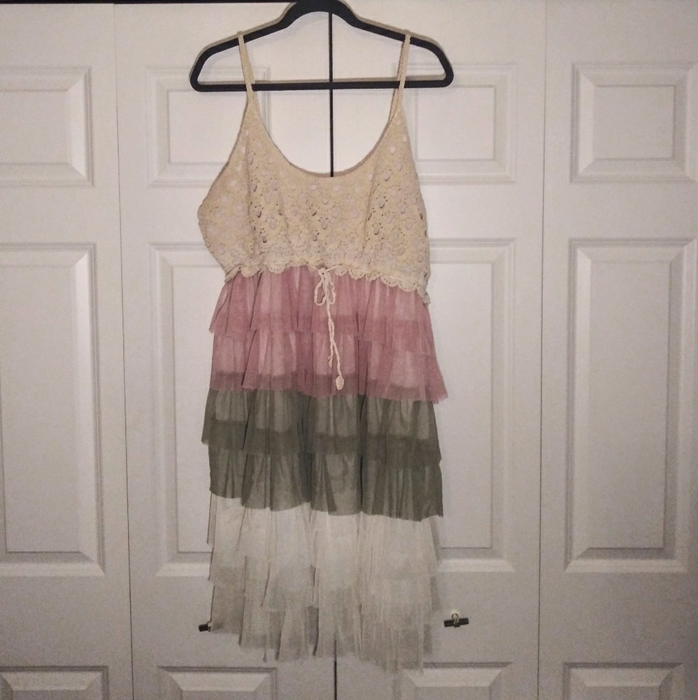 Tiered Ruffled Dress